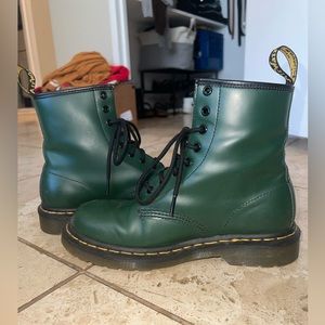 Green Doc Martens